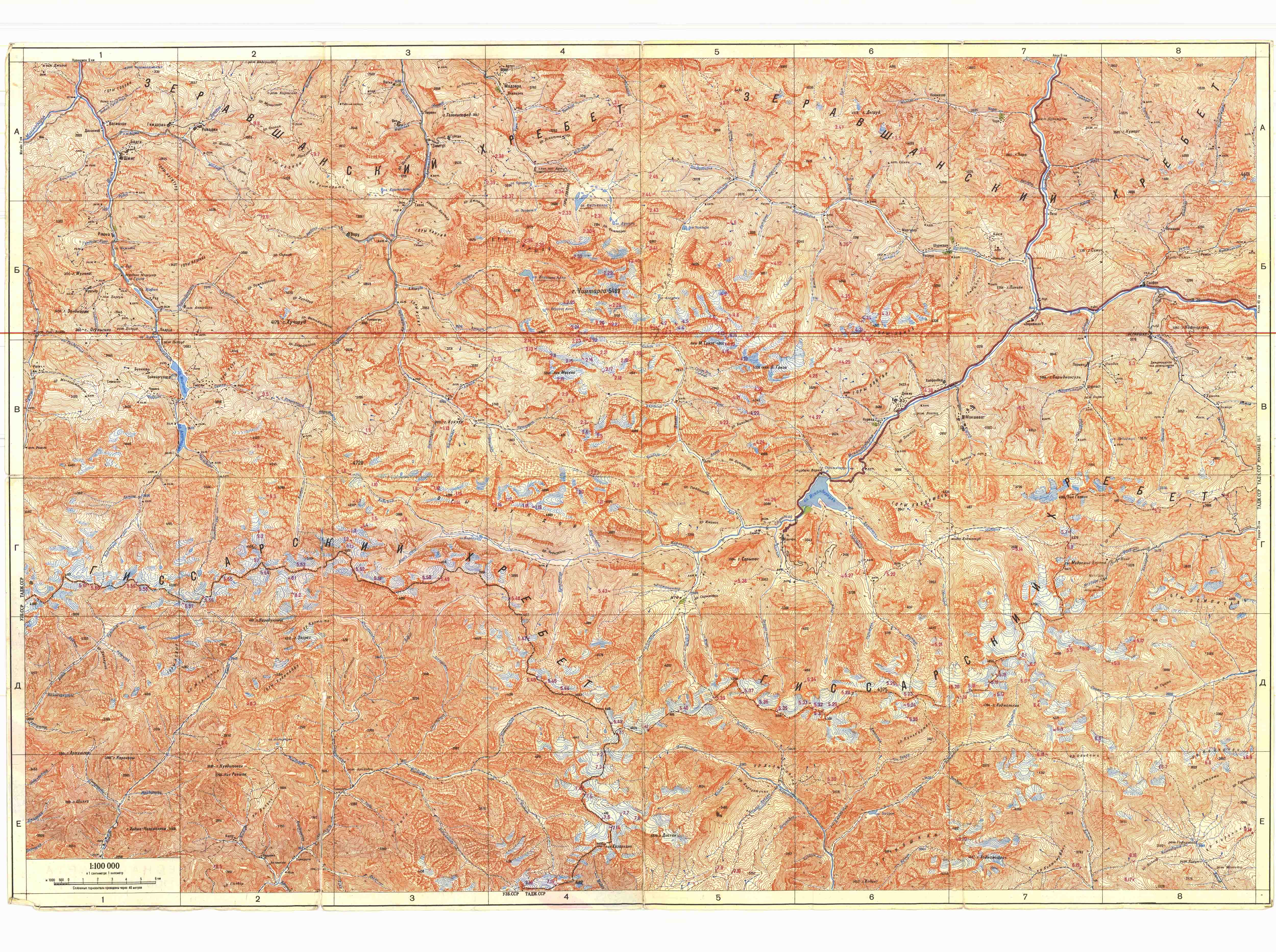 Туристическая Карта Ергаки